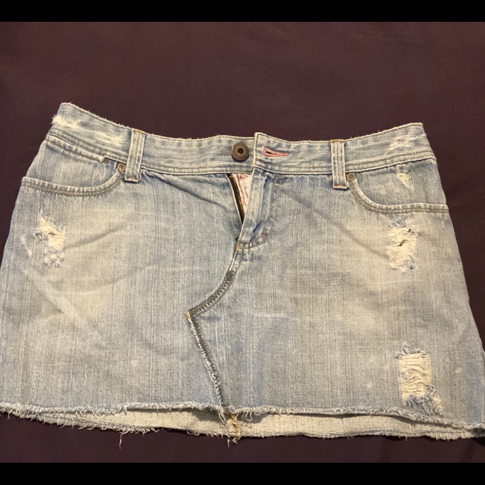 American Eagle Jean Skirt Size 6
